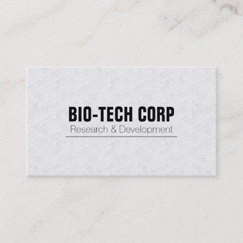 Hex  White Business Card