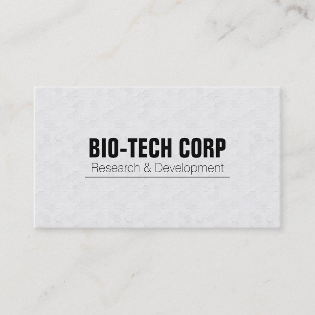 Hex | White Business Card (Front)