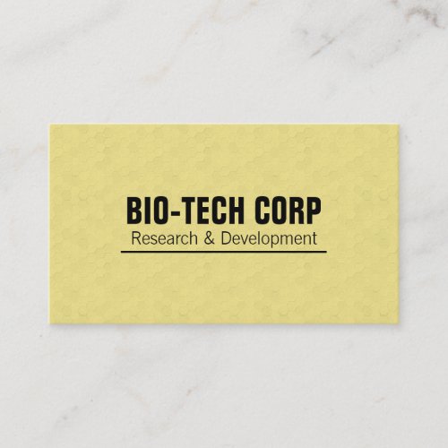 Hex  Yellow Business Card