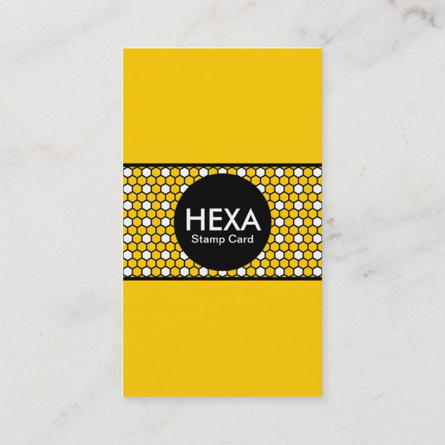 hexa stamp card (color customizable) (Back)
