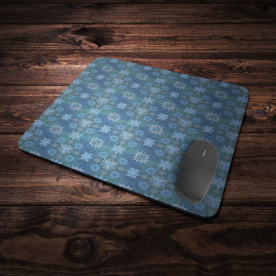 Hexa Vintage triangles yantra petals (new version) Mouse Pad