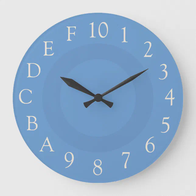 Hexadecimal Geek clock I | Zazzle