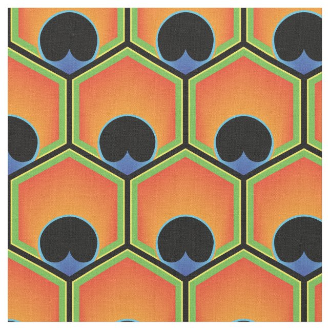 Hexafeathers Fabric (Close Up)