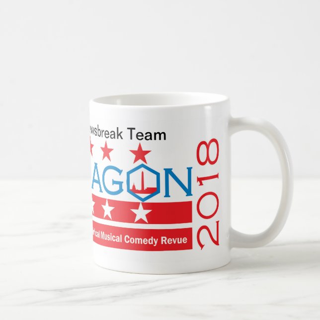 Hexagon 2018 Newsbreak Team 11 oz Mug (Right)