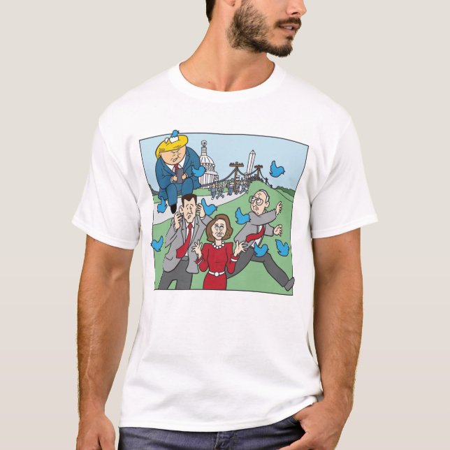 Hexagon 2018: Tweet Land of Liberty, Option 6 T-Shirt (Front)