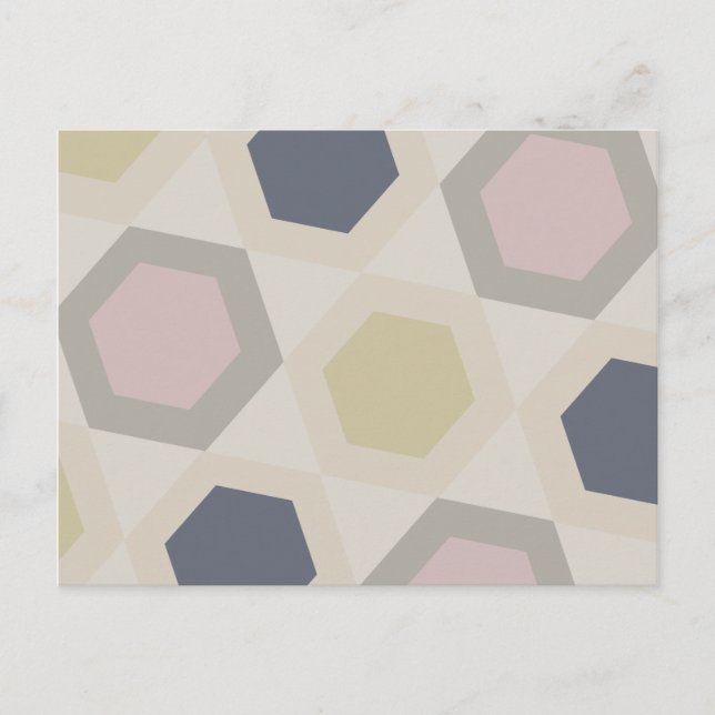 Hexagon Bliss Postcard (Front)