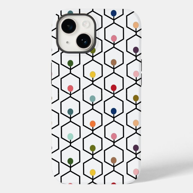 Hexagon Chains Case-Mate iPhone Case (Back)