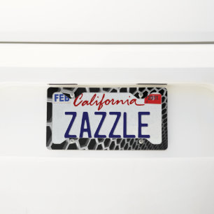 Hexagon Design License Plate Frame