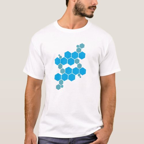 Hexagon Geometric Pattern  T_Shirt