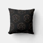 Hexagon Geometric Pillow at Zazzle