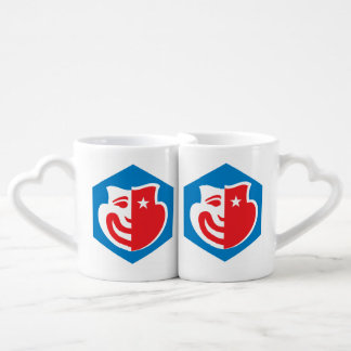 Hexagon Logo Nesting Mugs
