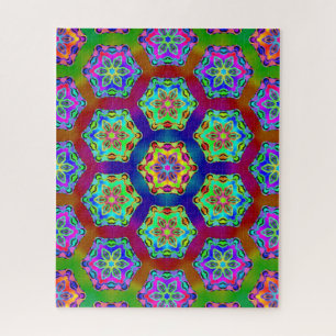 Hexagon Mandala Design 1.11.23.1 Jigsaw Puzzle