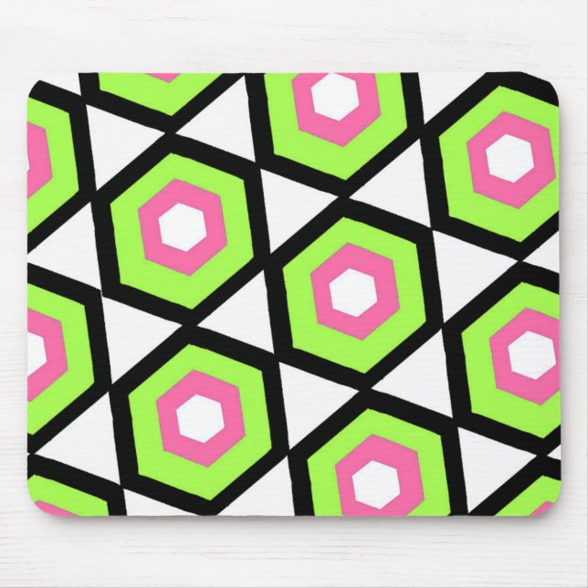 Hexagon Mouse Pad (Front)
