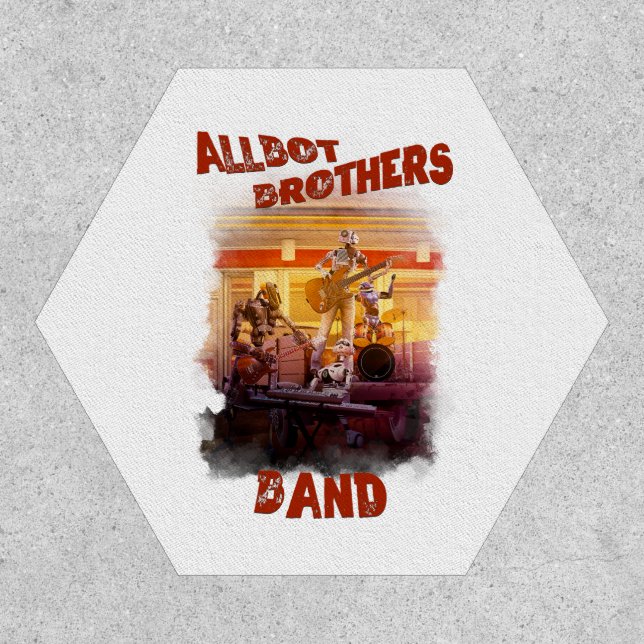 hexagon patch with Allbot Brothers Band from BSR (Front)
