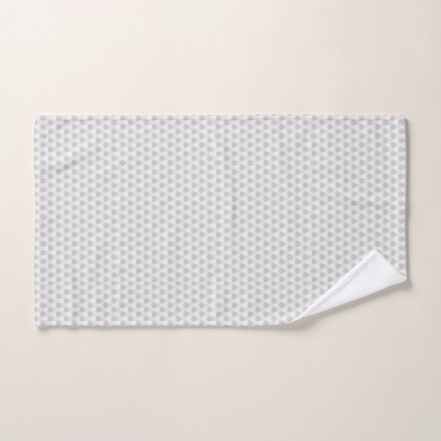 Hexagon Pattern Hand Towel (Hand Towel)