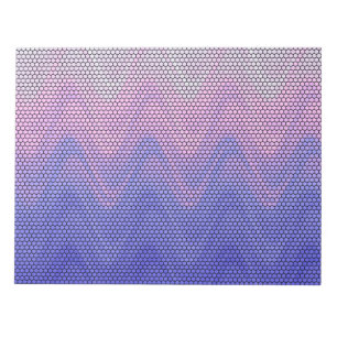 Hexagon Purple Pink Abstract Pattern Notepad