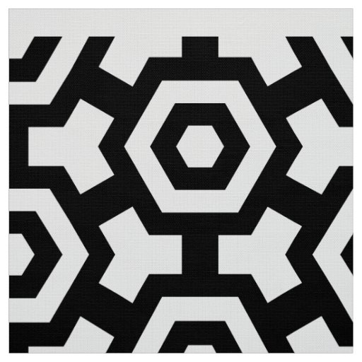 Hexagon Rings Poplin Fabric