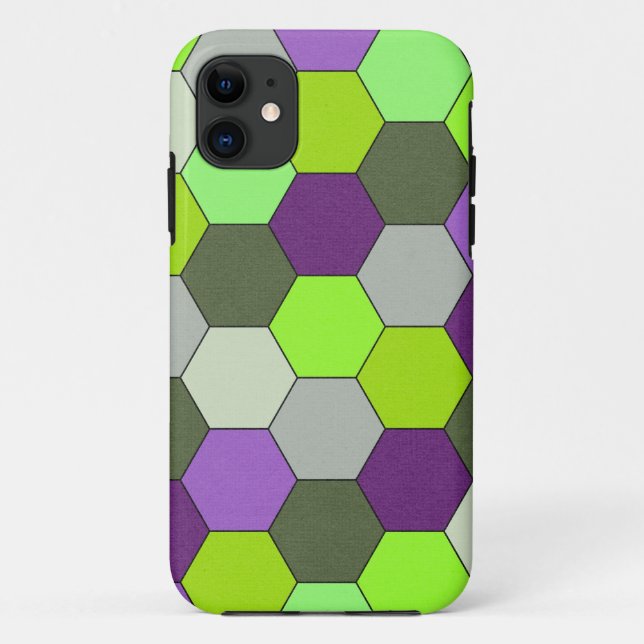 Hexagon shapes Case-Mate iPhone case (Back)