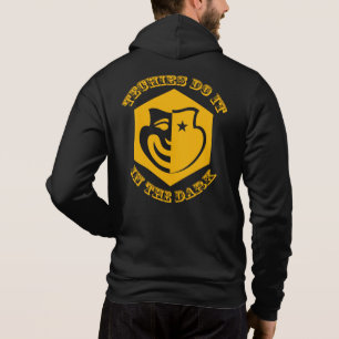 Hexagon Techie Zip-up Hoodie, Option 1 Hoodie