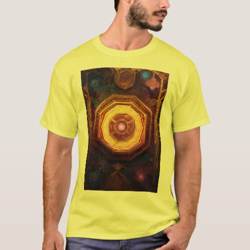 Hexagonal Bio_Organic Token The Essence of Life T_Shirt