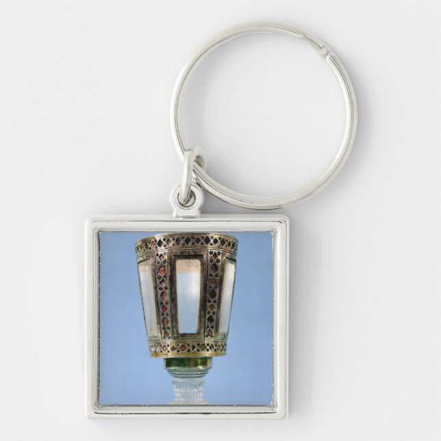 Hexagonal cup keychain (Front)