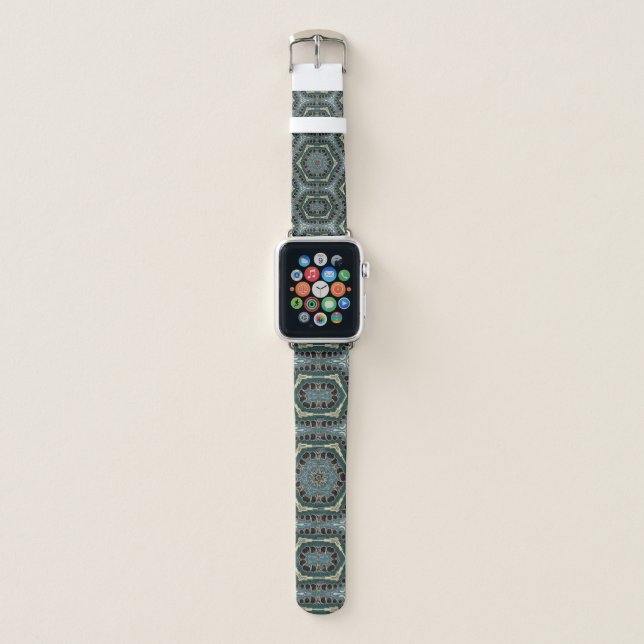 Hexagonal Pattern   Apple Watch Band (Front)