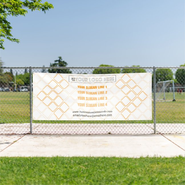 Hexagonal Triangle Business Exhibition Backdrop Banner