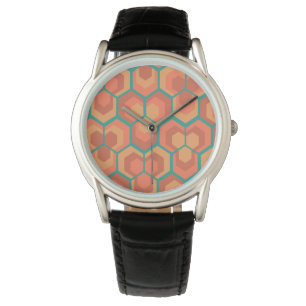 Hexagons Flowers  Watch