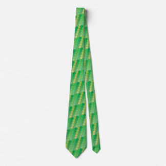 Hexagons - Green Neck Tie