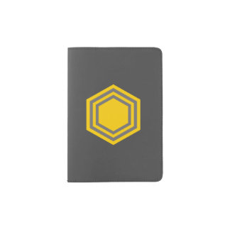 Hexagons Passport Holder