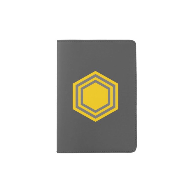 Hexagons Passport Holder (Front)