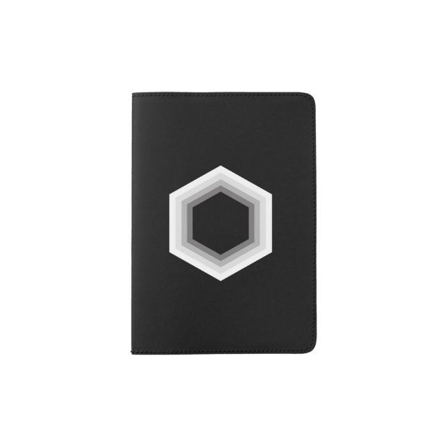 Hexagons Passport Holder (Front)