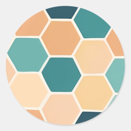 Hexagons Sticker