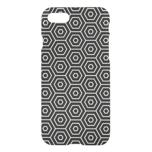 Hexagons texture geometric pattern iPhone SE87 case