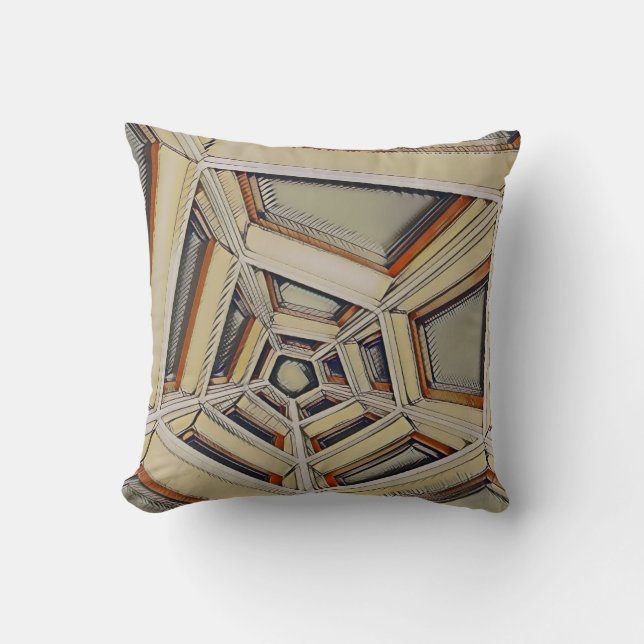 HexaPillow Throw Pillow (Front)