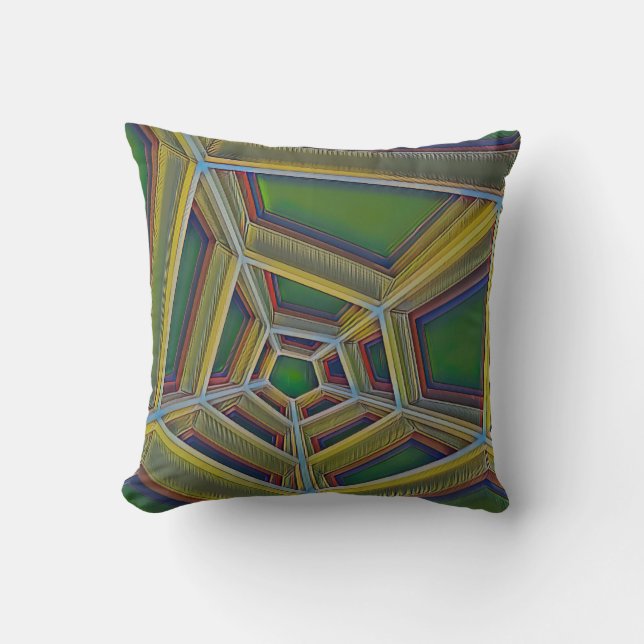 HexaPillow Throw Pillow (Front)