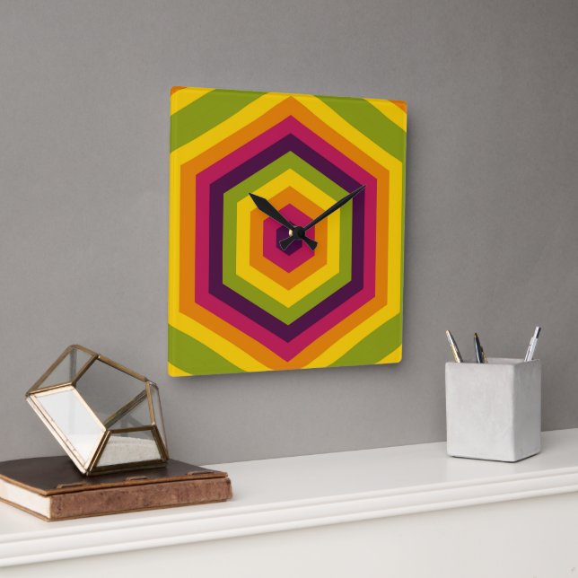 HexaVibe Radiance Wall clock (Office)