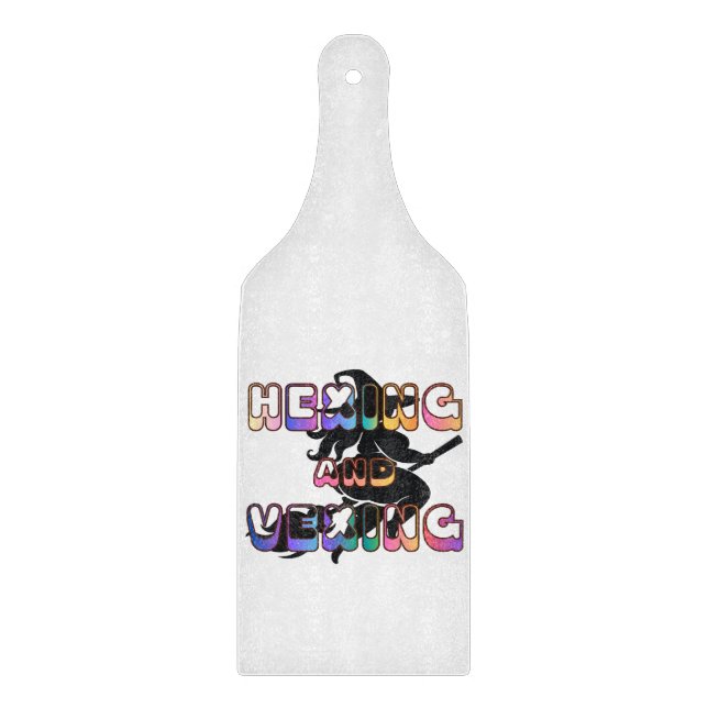 HEXING AND VEXING for the Plus Size Pagan Cutting Board (Front)