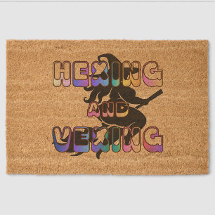 HEXING AND VEXING for the Plus Size Pagan Fiber Doormat