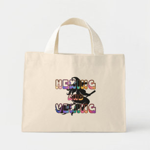HEXING AND VEXING for the Plus Size Pagan Mini Tote Bag