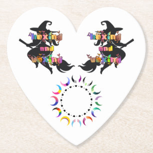 HEXING AND VEXING for the Plus Size Pagan Paper Coaster