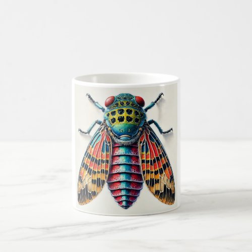 Hexoplon Insect in Watercolor and Ink 270624IREF12 Coffee Mug