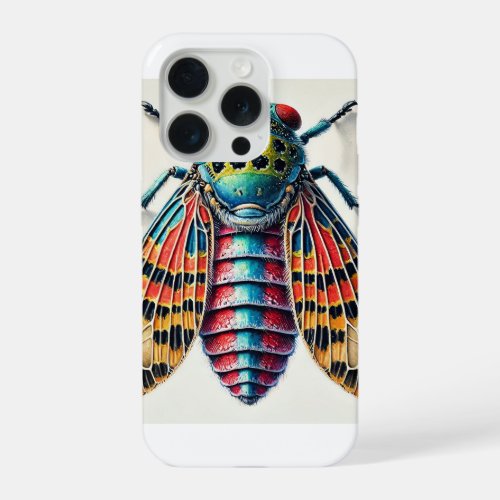 Hexoplon Insect in Watercolor and Ink 270624IREF12 iPhone 15 Pro Case