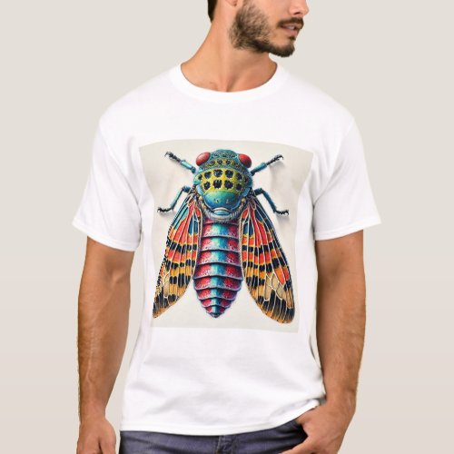 Hexoplon Insect in Watercolor and Ink 270624IREF12 T_Shirt