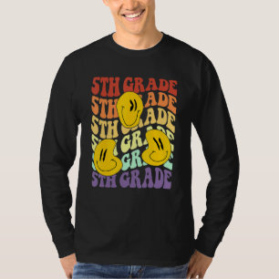 Hey 5th Fifth Grade Teacher Back To School Retro S T-Shirt