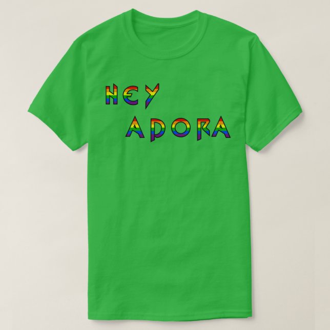 Hey Adora SheRa LGBT Pride T-Shirt (Design Front)