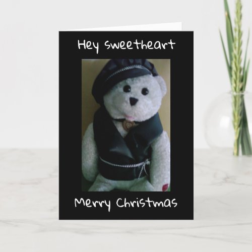 HEY BABY MERRY CHRISTMAS HOLIDAY CARD