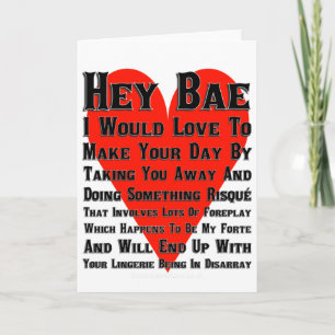 Hey Bae Card