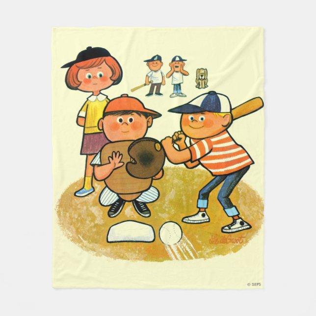 Hey Batter! Fleece Blanket (Front)