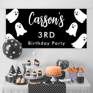 Hey Boo Birthday Banner